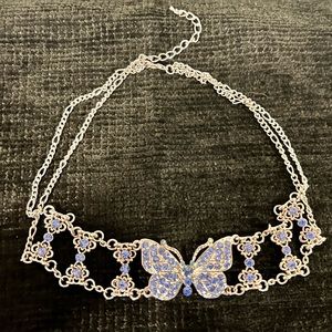 Butterfly Choker Necklace